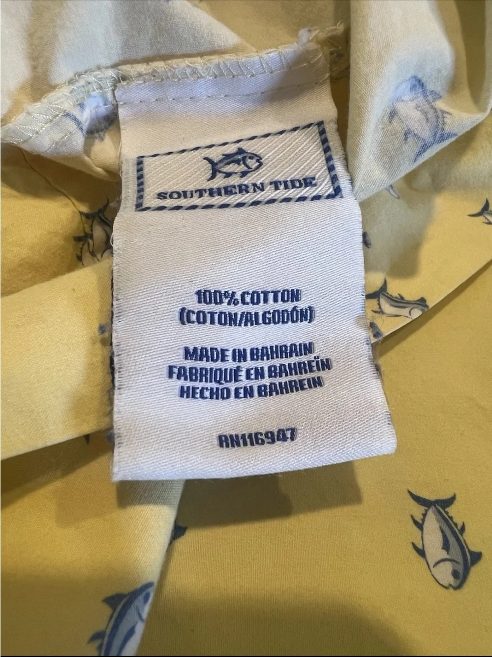 Southern Tide Skip Jack King Size Pillow Cases Set Of 2 100% Cotton Coastal
